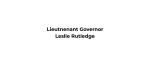 Logo for Lieutenant Governor Leslie Rutledge